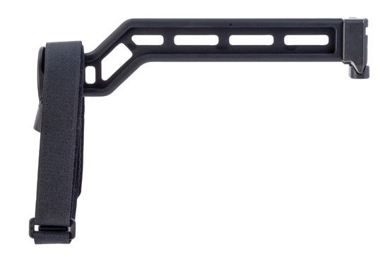 Aluminum Picatinny pistol brace.